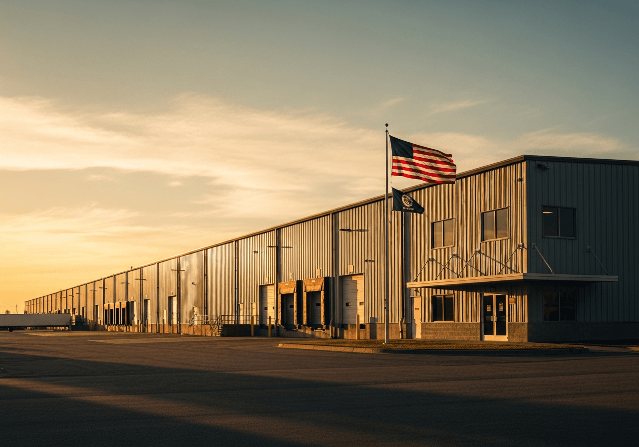 Modern manufacturing facility