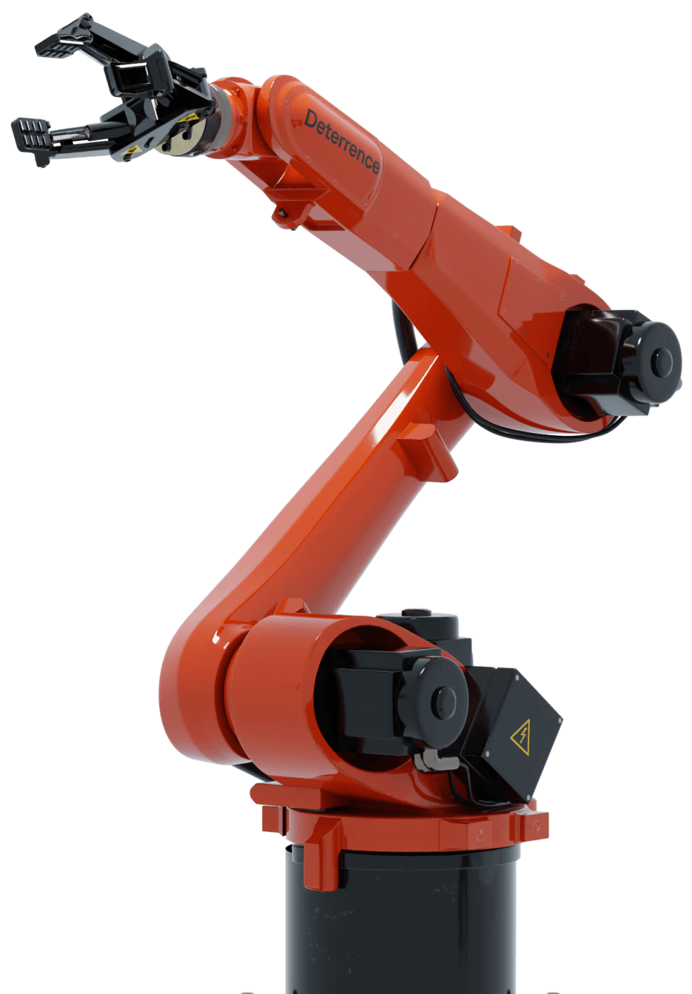 Deterrence robotic manufacturing arm